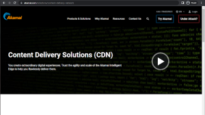 akamai landing page