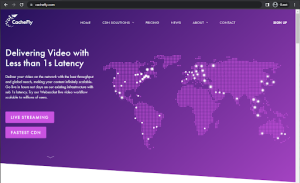 cachefly landing page