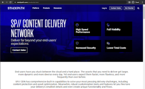 stackpath cdn landing page