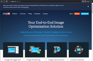 imgix landing page